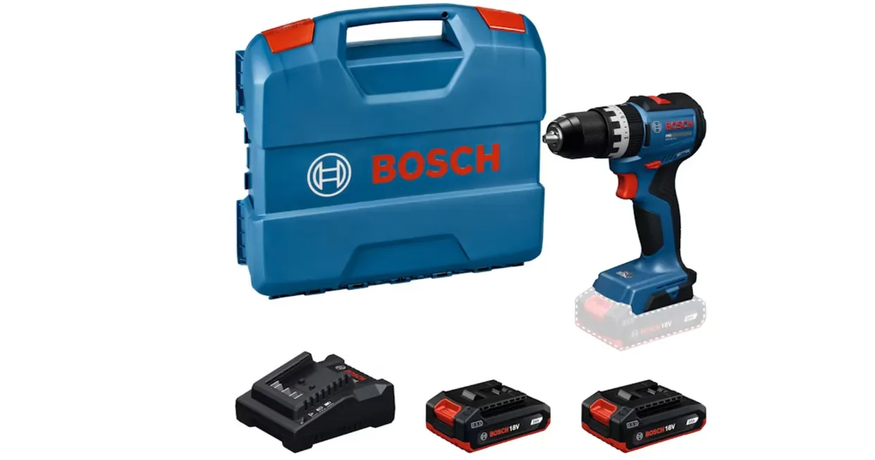 Shpuese Bosch GSB18V-52 2x2.0 Ah+GAL 18V-20