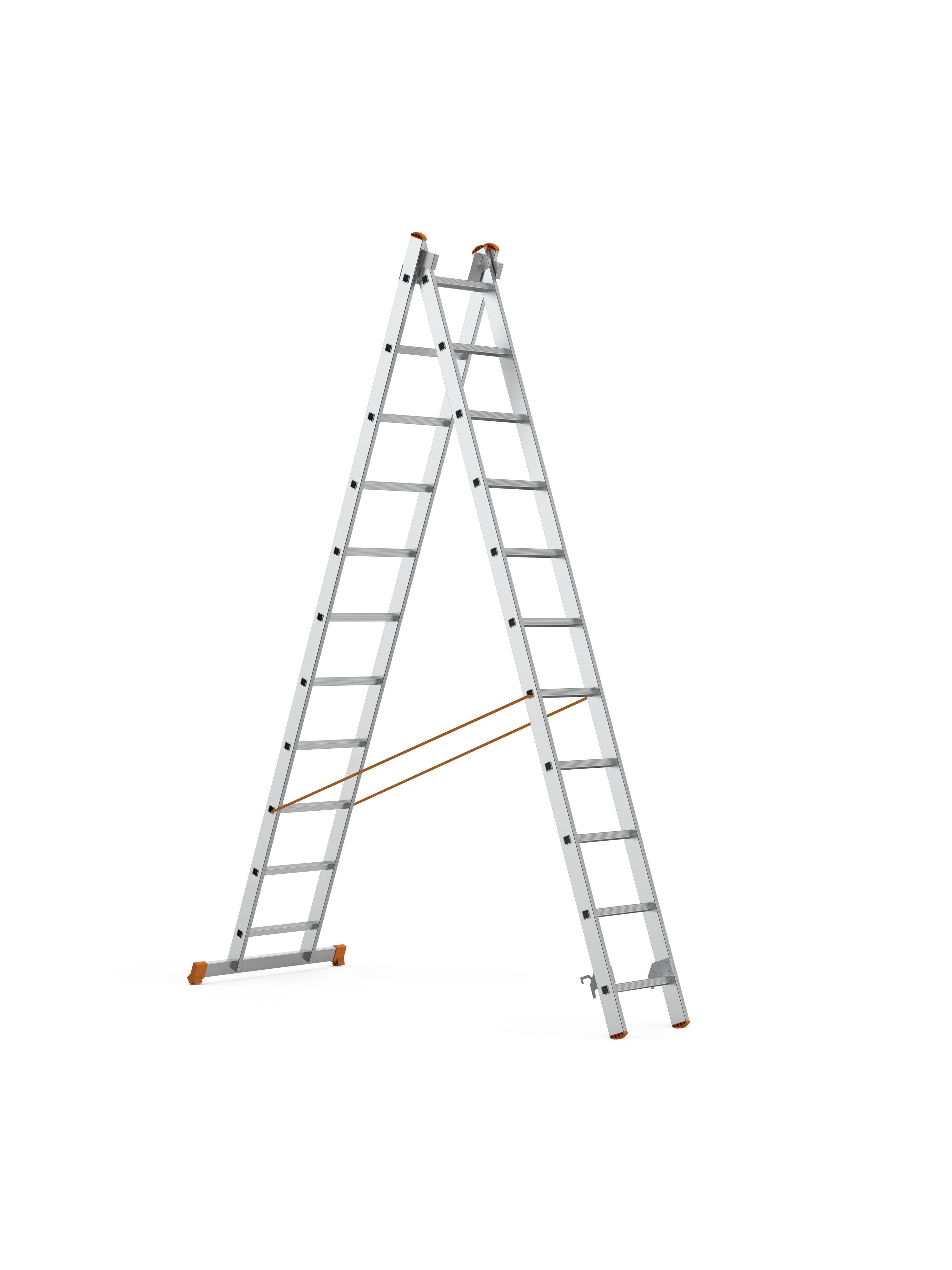 Shkalle Alumini Industriale 2x11 A Tipi